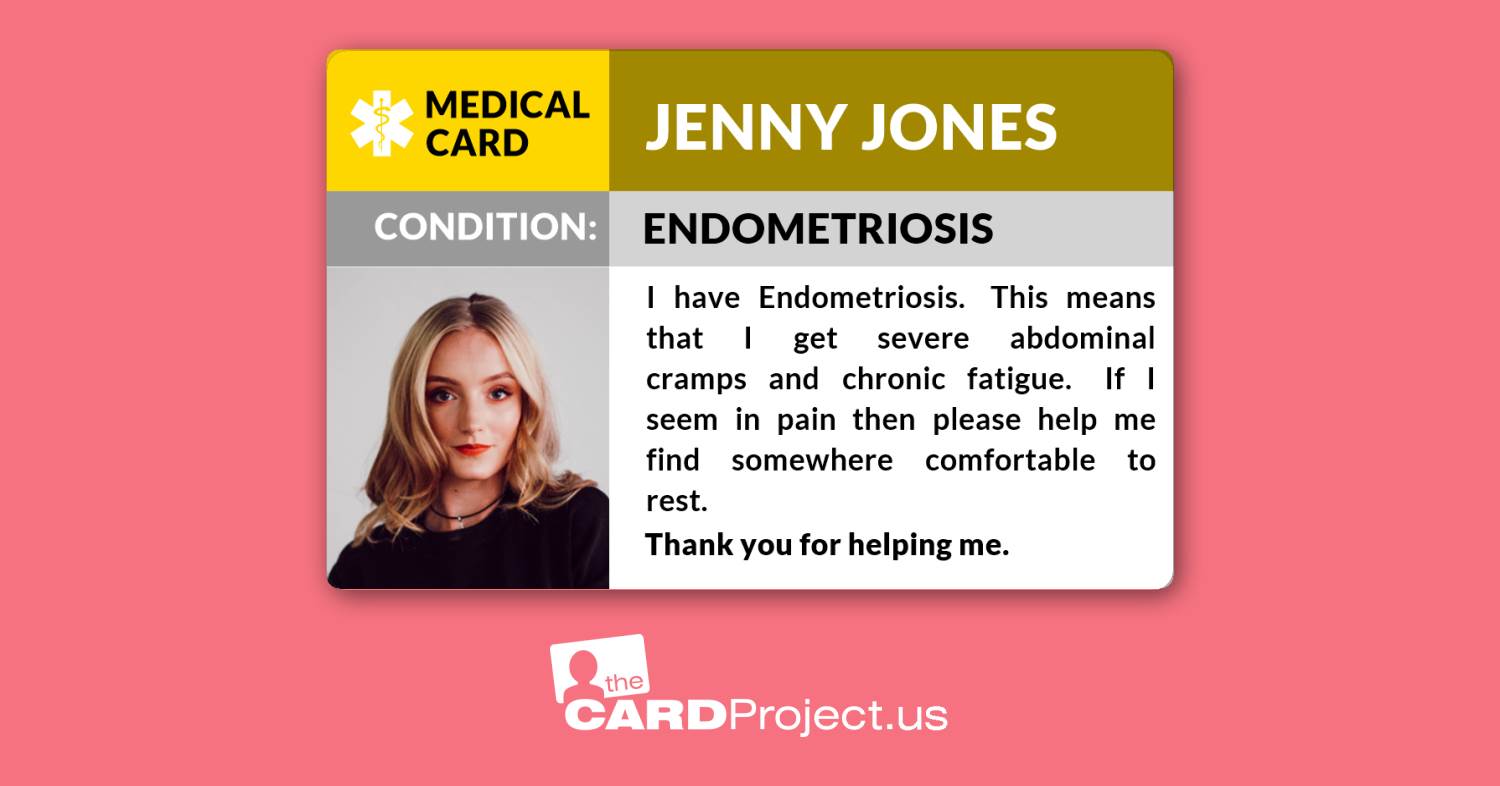 Endometriosis Photo Card (FRONT)